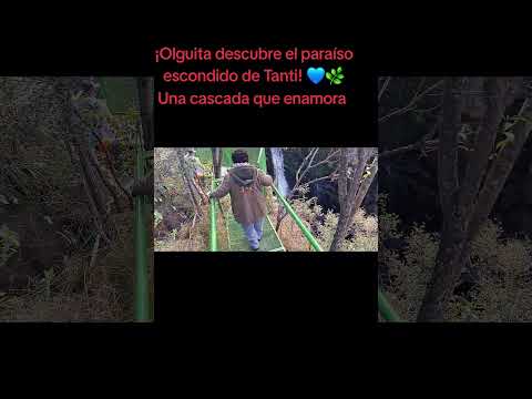 Título:¡Olguita descubre el paraíso escondido de Tanti! 💙🌿 Una cascada que enamora a primera vistaEn