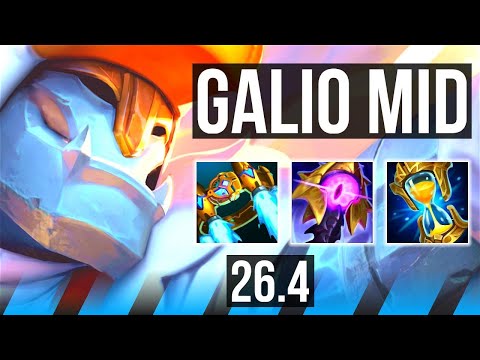 GALIO vs XERATH (MID) | Good KDA: 12/1/11 | KR Master | 26.4