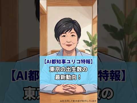 【AI都知事ユリコ】東京の出生数が10年ぶりに増加