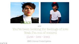 DEAN LOVE ft Syd/Colour Coded Lyrics (eng)