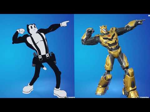 [New] Bumblebee doing Funny Built In Emotes in Fortnite #1 (Transformers)