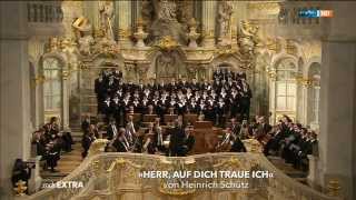 Dresdner Kreuzchor Herr auf dich traue ich Heinrich Schütz MDR extra Gedenken und Mahnen 13.2.15