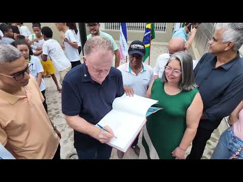 Inauguração de um bloco novo da E.E.PATRIMONIO DE FÁTIMA EM JAGUARE-ES