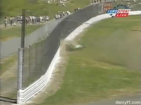 1998 CART Portland - Dario Franchitti Hard Crash