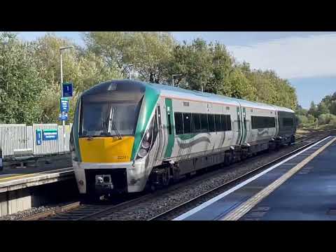 Irish Rail Class 22000 Is Leaving Navan Road Parkway