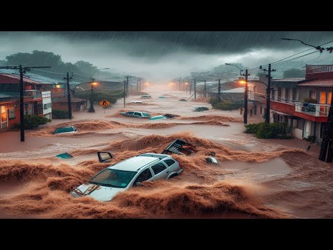 After a terrible storm, ElTrébol sinks! Major floods in Santa Fe, Argentina