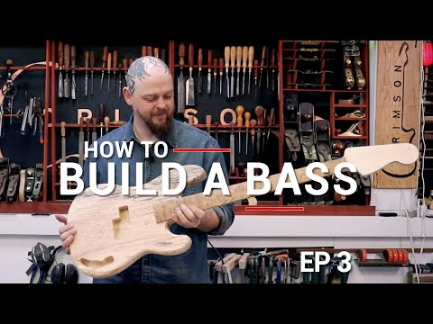 Ep 3 - Marking fret and nut positions - How to Build a P-style Bass Guitar