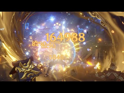 INSANE c6 Itto Damage on Floor 12-3 Abyss 2.7 - PMA 2.2 Million HP Deleted in 7 Seconds