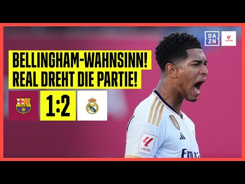 Bellingham entscheidet Clasico in letzter Minute! FC Barcelona - Real Madrid 1:2 | LaLiga | DAZN