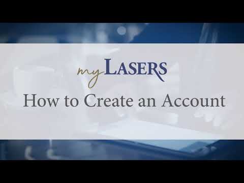 Play How to Create a myLASERS Account video