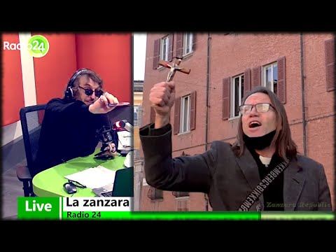 Padre David (il Vikingo) a Parenzo: "ti amo fratello e ti voglio salvare" - La Zanzara 9.12.2021