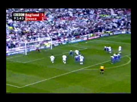 Beckam coup franc 30m pleine lucarne