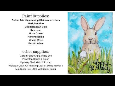 An "Easter-ish" birthday card