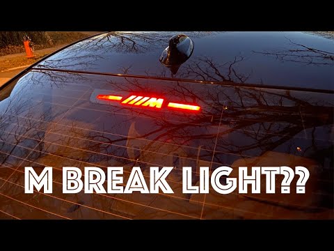 Kanuoc BMW M Brake Light Cover Install For F30