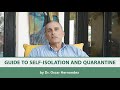 Coronavirus Outbreak: A Doctor's Guide to Self-Isolation and Quarantine