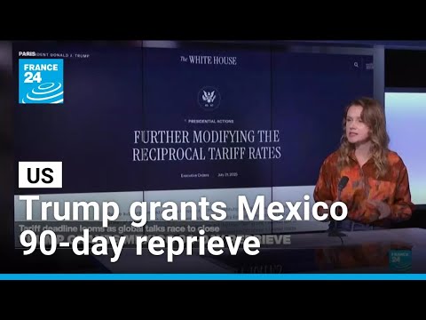 Trump Tariffs : US President Donald Trump grants Mexico 90-day reprieve
