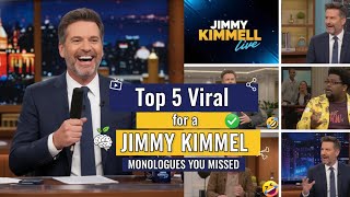 Top 5 Viral Jimmy Kimmel Monologues You Missed