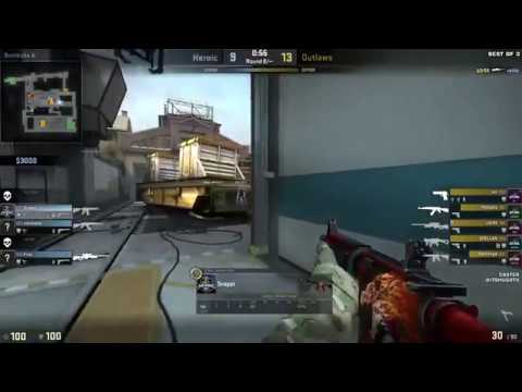 Outlaws.GG CeRq with 3 AWP kills on Train #CSGO #Stream #HLTV #eSports