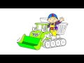 Coloring Video For Kids With Bob The Bulider
