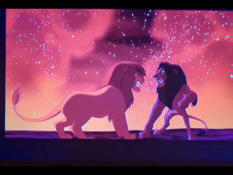 Simba vs scar the lion king