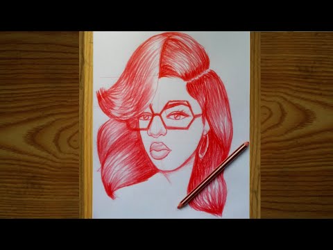 how to draw African American girl step by step , How To Draw BLACK GIRL , African Woman drawing