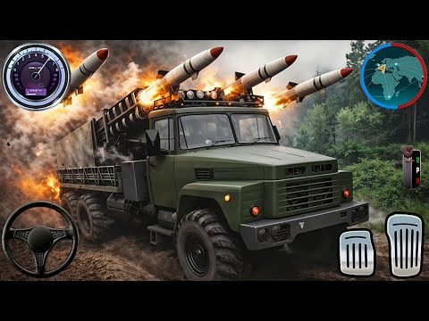 Army Truck Driving Cargo Games - US Offroad Army Truck Driving 3D 2025 - Andriod Gameplay