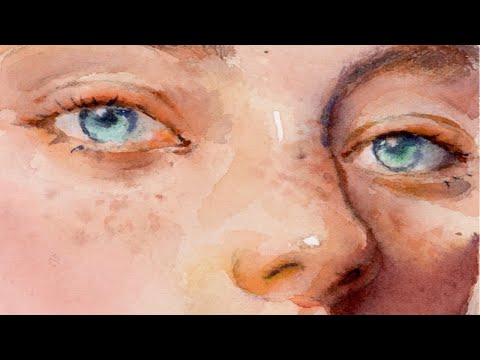 水彩人物绘画过程