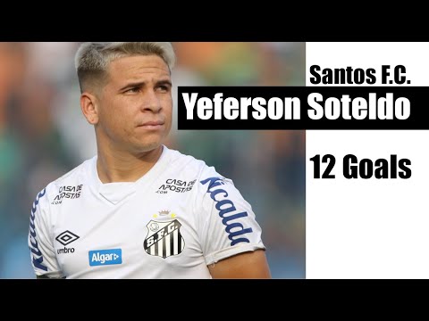 YEFERSON SOTELDO - 12 GOALS - Santos F. C.