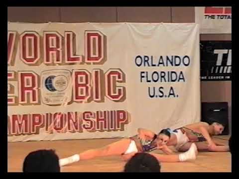 Konstantza Popova, Kaloyan Kaloyanov (Bulgaria) - 1996 ANAC World Aerobic Championship