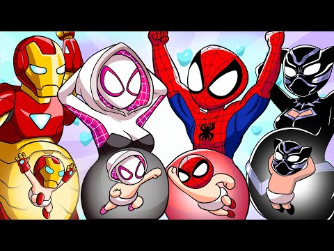 SPIDER-MAN BUT BREWING CUTE BABY - BABY FACTORY - Marvel's Spidey and his Amazing Friends Animation7