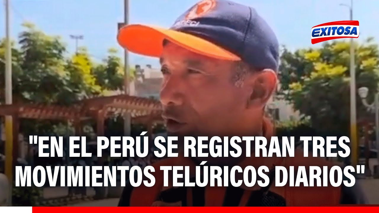 🔴🔵 Martín García Wong: "En el Perú se registran tres movimientos telúricos diarios"