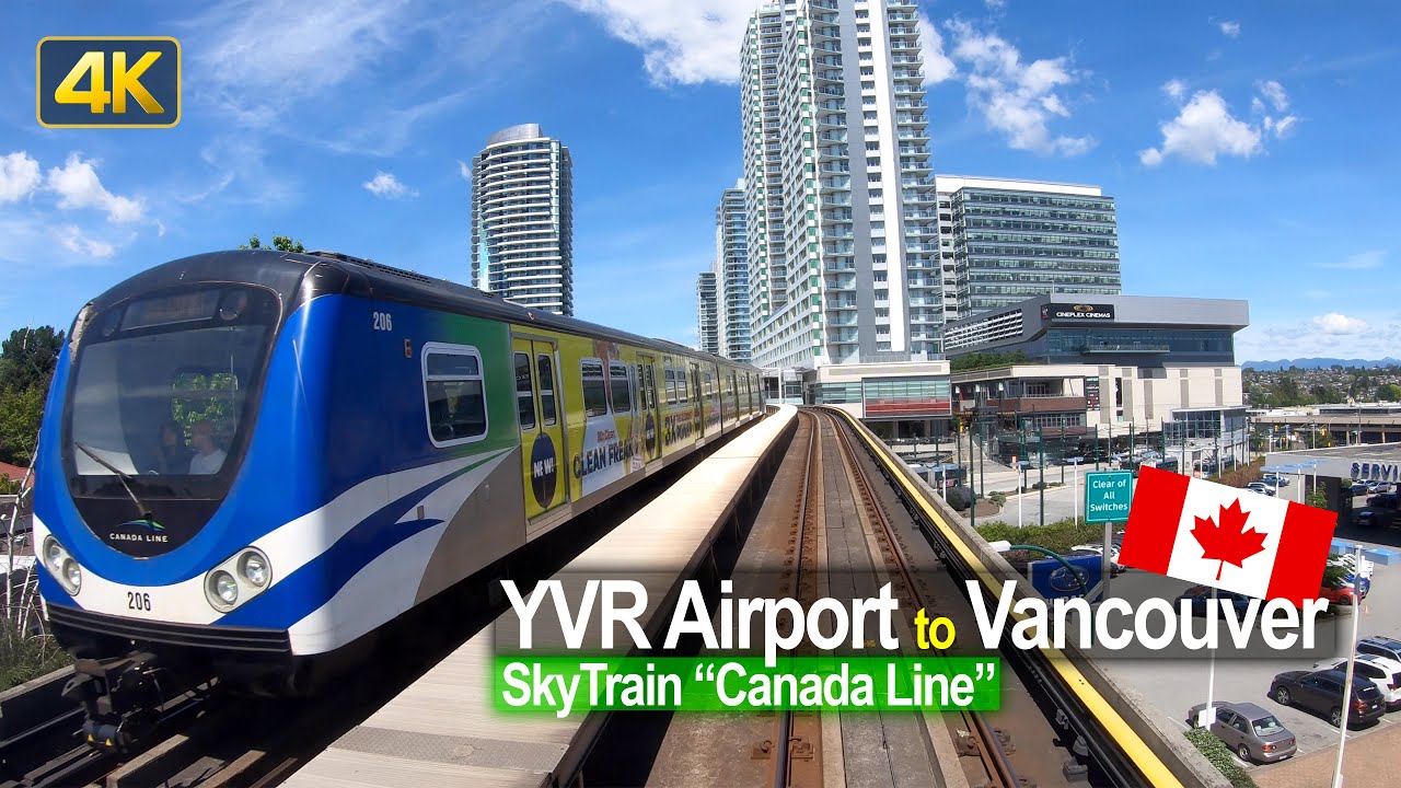 SkyTrain Ride | YVR Airport to downtown Vancouver