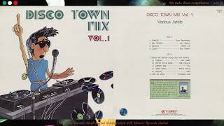 DISCO TOWN MIX 🟢⚪🔴 VOL 1 - 1983-1988 Italo Disco Hi-NRG Euro-Disco LP '80s