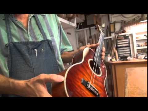 Grimes Guitars Figured Maple Tenor Ukulele