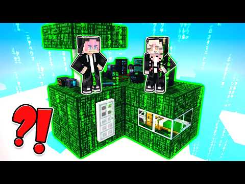 MOMON & ATUN TERJEBAK di SKYBLOCK HACKER, KITA HARUS BERTAHAN SELAMA 100 HARI di SINI @BANGJBLOX