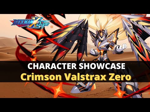 Rockman X DiVE | Crimson Valstrax Zero | Character Showcase