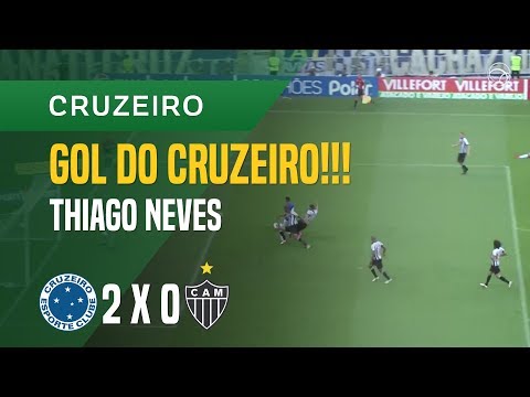 GOL (THIAGO NEVES) - CRUZEIRO X ATLÉTICO-MG - 08/04 - MINEIRO 2018