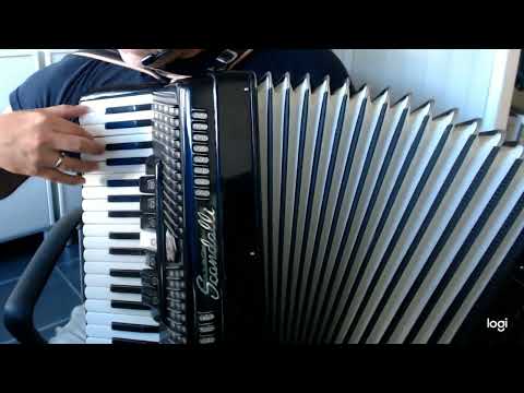 Test of Scandalli accordion. "N398/71 Made in Italy"