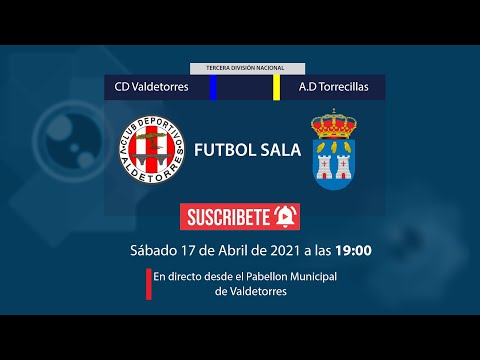 Encuentro 3ª División FUTBOL SALA/ CD VALDETORRES VS  AD. TORRECILLAS
