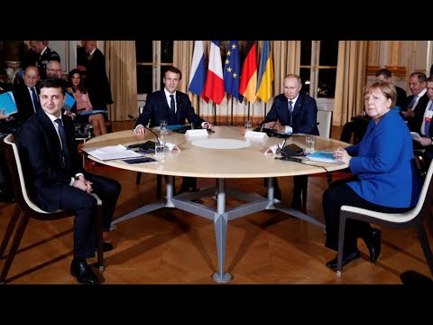 باريس ماكرون يجمع بوتين وزيلينسكي في قمة حول السلام في أوكرانيا