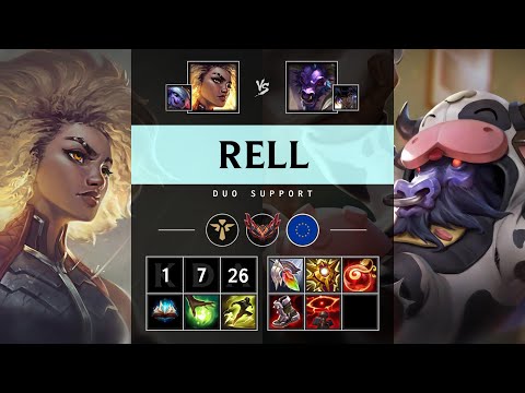 Rell Support vs Alistar - EUW Grandmaster Patch 25.18
