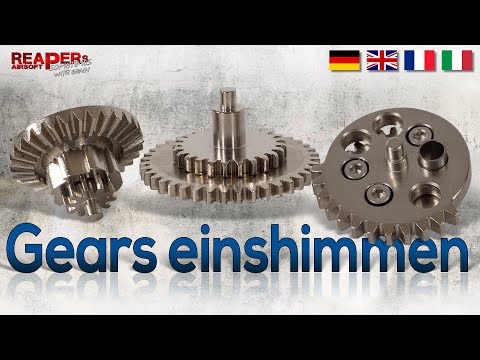 [Tech] HowTo shim your AEG Gears right! (Bevel to Pinion) 2022 6mm BB Airsoft - EN subtitles