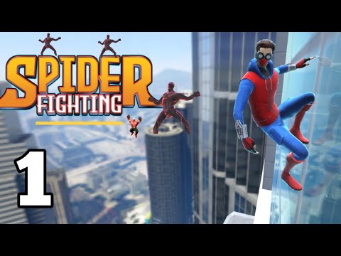 SPIDER FIGHTING HERO GAME . Open World// (Android ios) PART 1