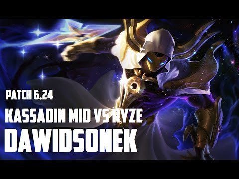 Dawidsonek as Kassadin in Midlane vs Ryze | Challenger | Patch 6.24