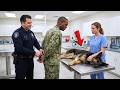 Cop Handcuffed a Black Navy SEAL and Wanted to Destroy His Dog at the Vet — What Happened Next...