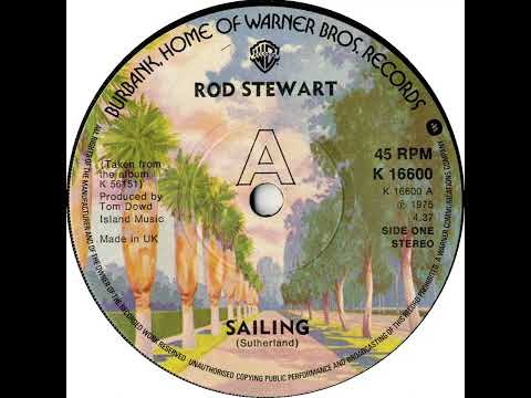 UK New Entry 1975 (195) Rod Stewart - Sailing