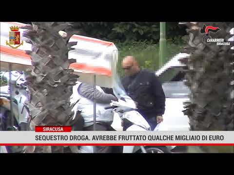 Siracusa. Sequestro droga. Avrebbe fruttato qualche migliaia di euro