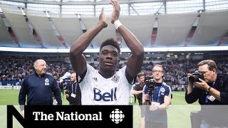 Alphonso Davies bids farewell to Vancouver