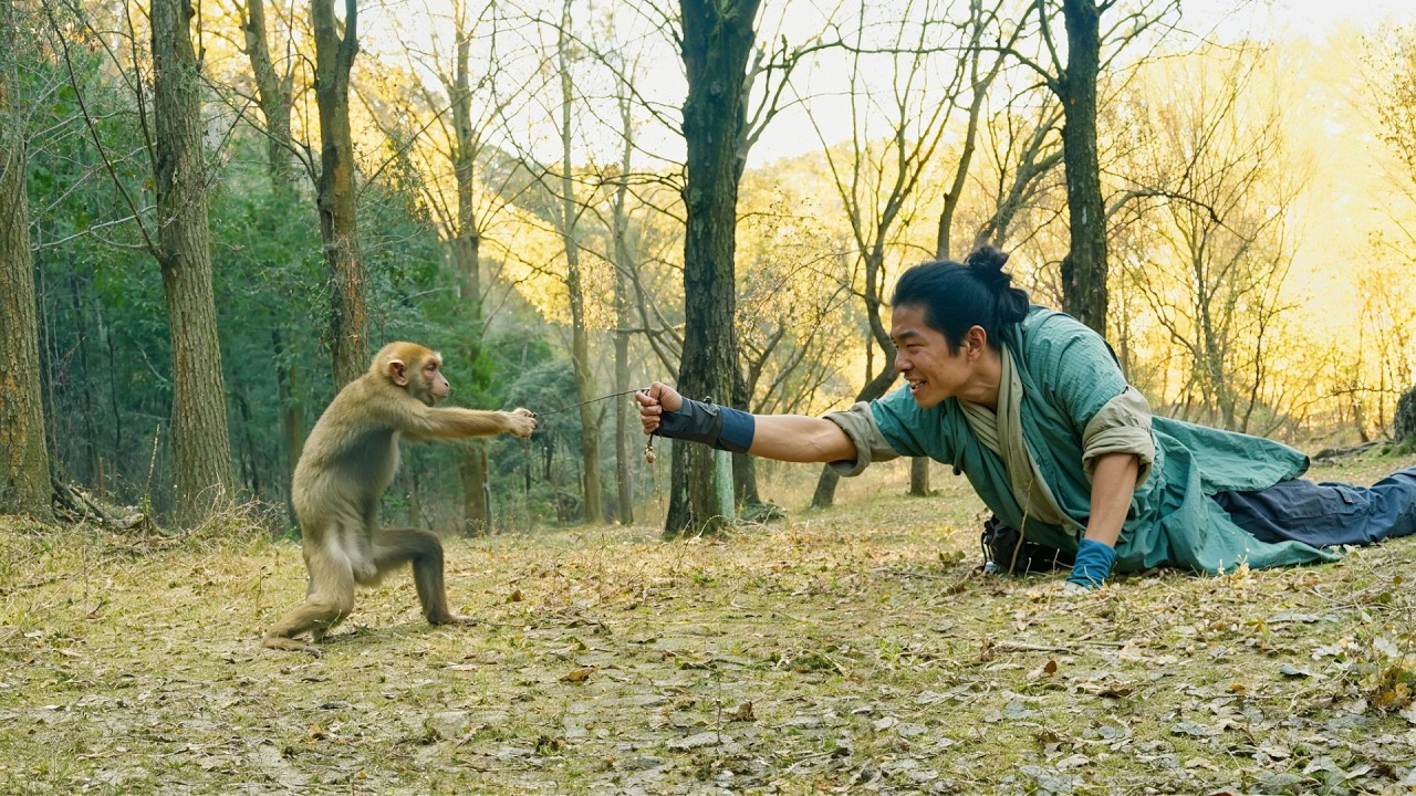 A nerd gets bitten by a wild monkey and suddenly becomes extremely overpowered