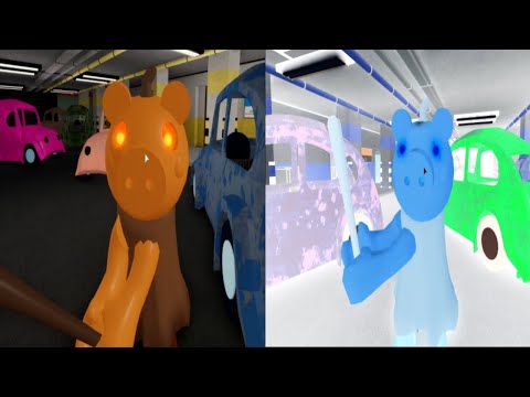 Pumpiggy Reverse vs Invert Jumpscare - Roblox Piggy Book2